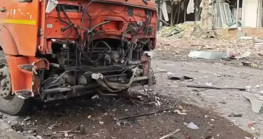 Heavy explosions heard overnight in occupied Donetsk