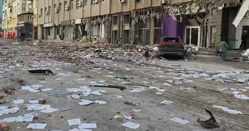 Heavy explosions heard overnight in occupied Donetsk