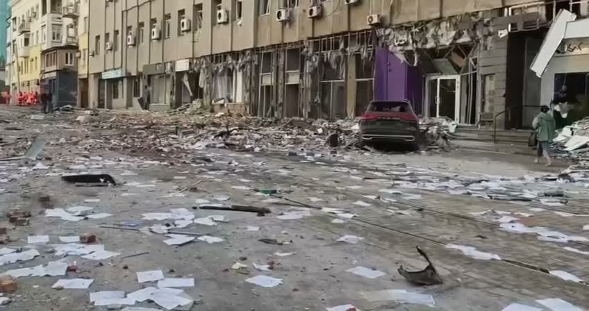 Heavy explosions heard overnight in occupied Donetsk
