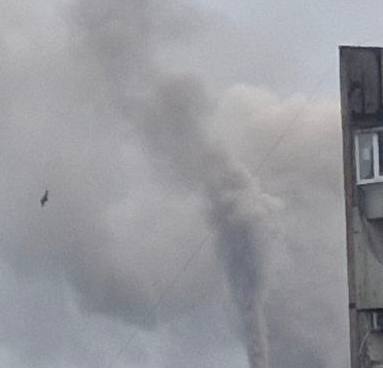 Russian strike reported at the critical infrastructure in Dnipro city