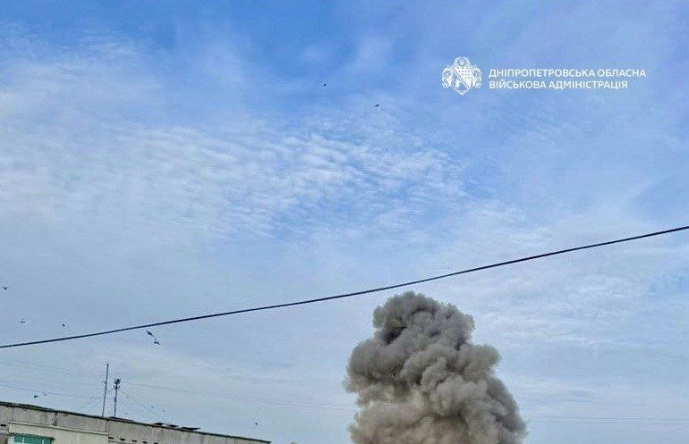 Ataque con drones reportado en Pavlohrad, región de Dnipropetrovsk.